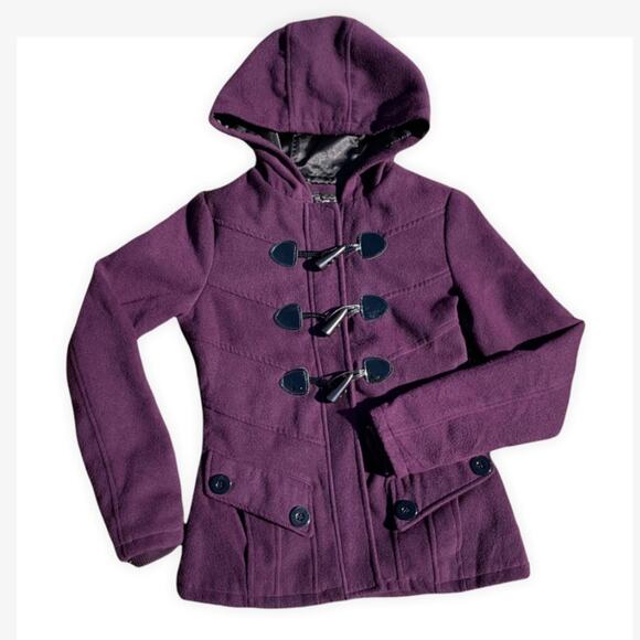 Me Jane Plum Peacoat Size Small - Picture 1 of 8